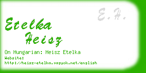 etelka heisz business card